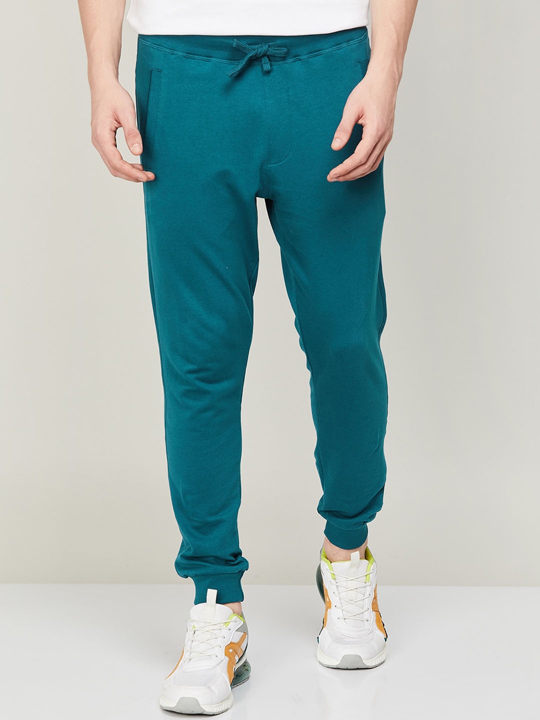 

Fame Forever by Lifestyle Men Cotton Slim-Fit Joggers, Green