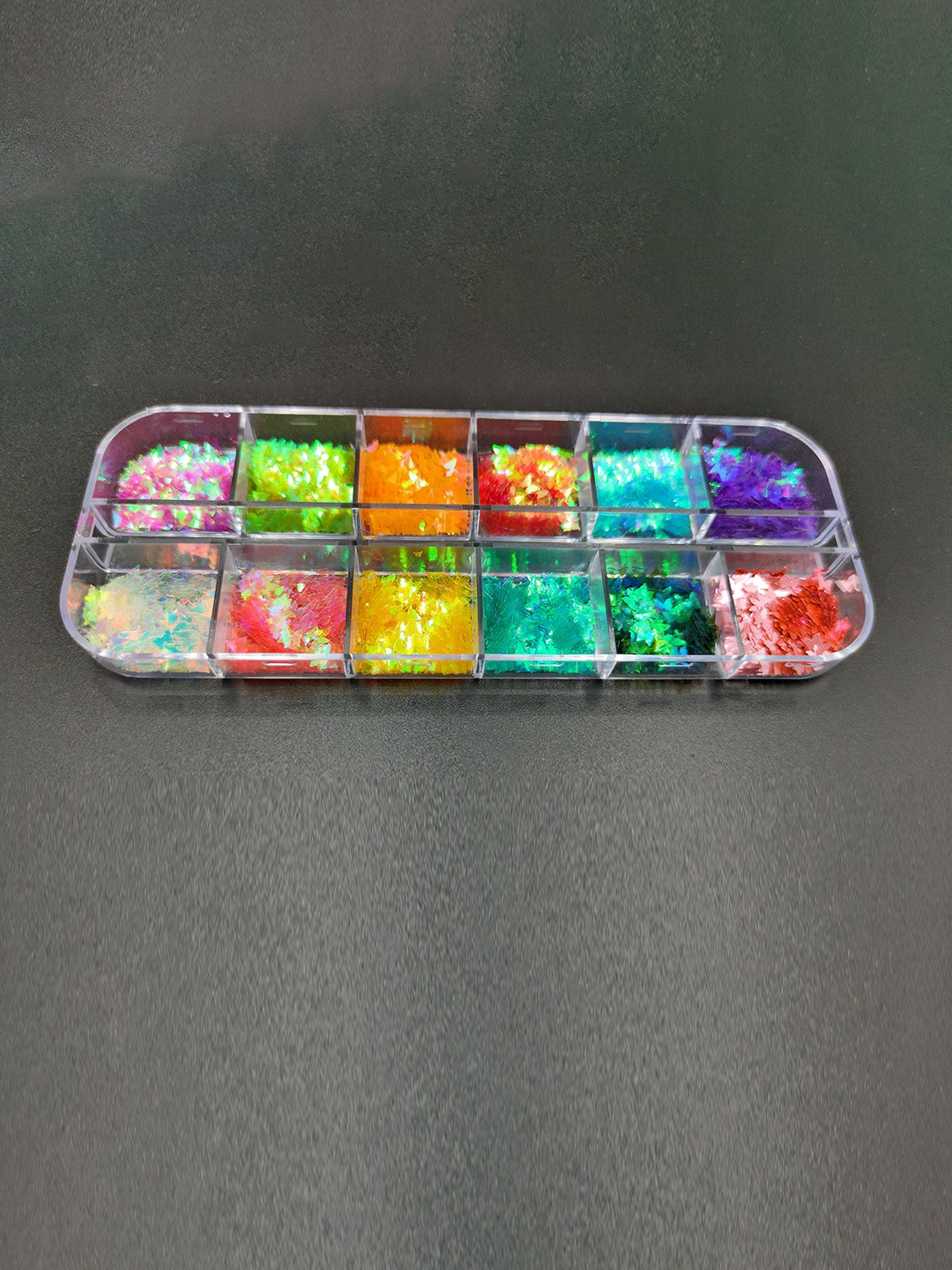 

S.A.V.I. 12 Colors Butterfly Seqiun DIY Nail Art Accessories - Multi-Coloured