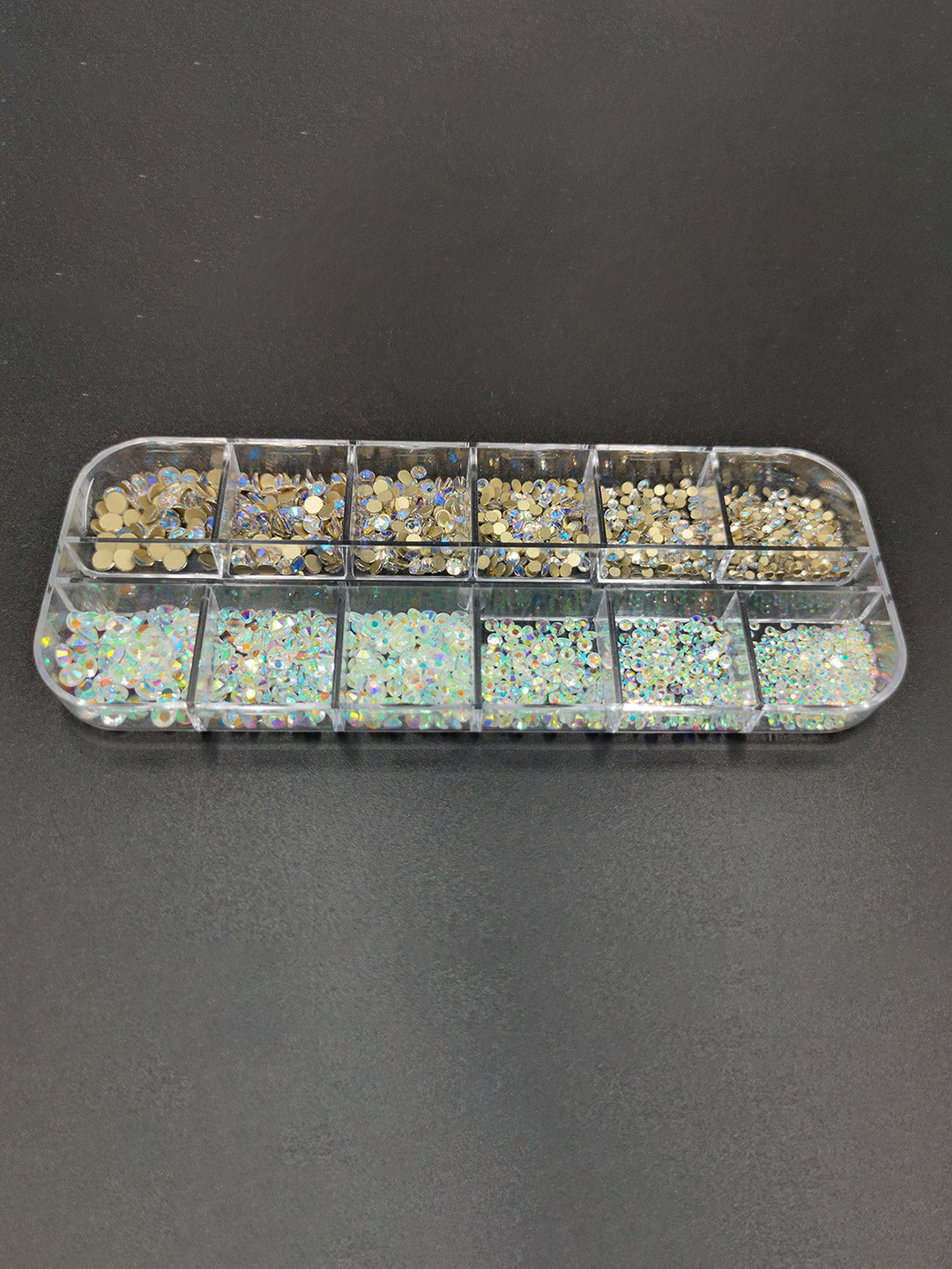 

S.A.V.I. Mix Sizes Flatback Rhinestones DIY Nail Art Accessories, Multi