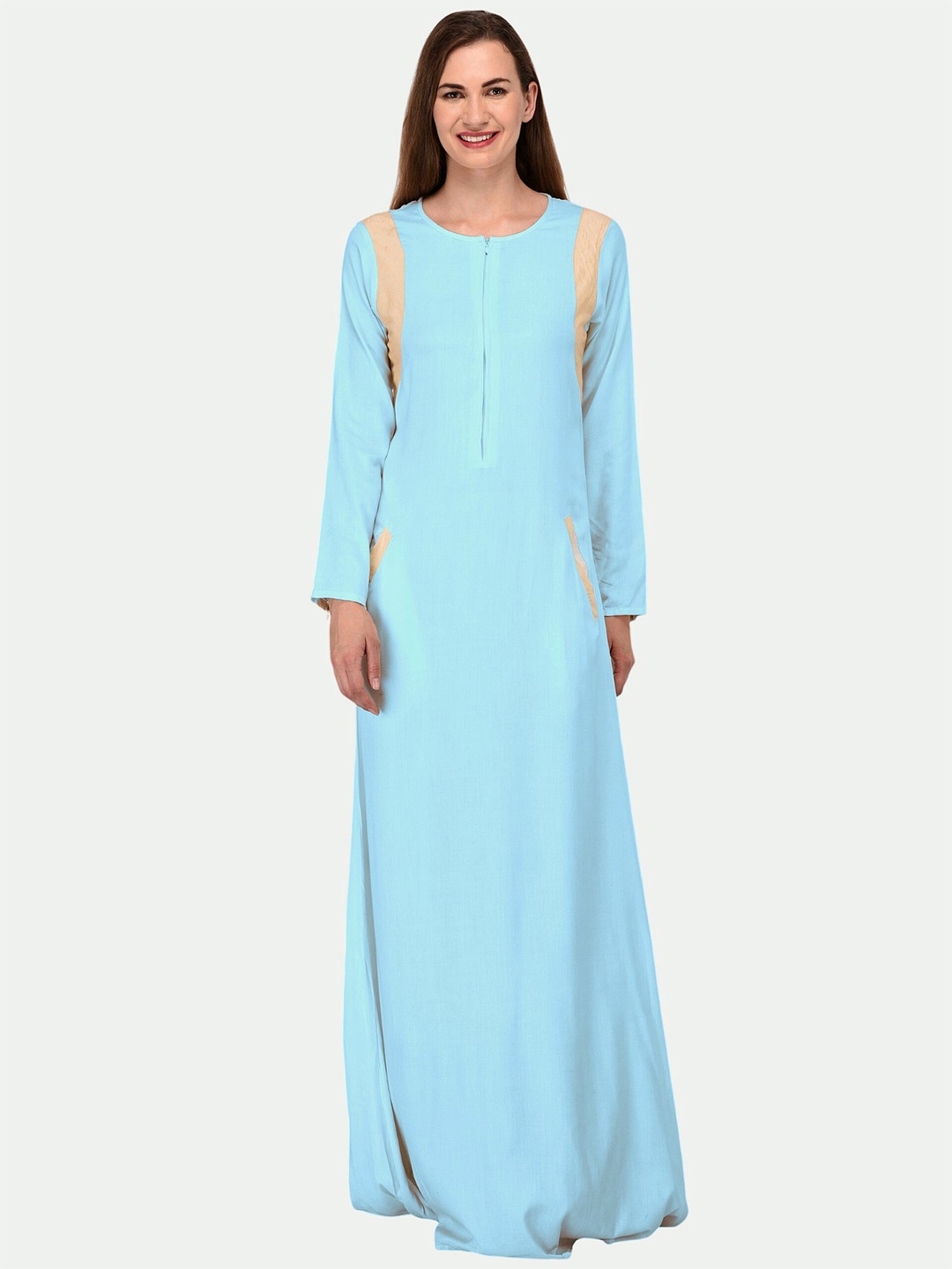 

PATRORNA Maxi Cotton Dress, Blue