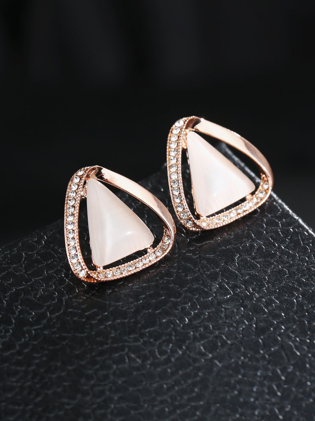 

Designs By Jewels Galaxy Contemporary Studs Earrings, Pink