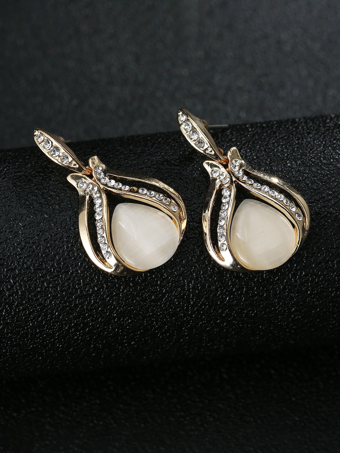 

Jewels Galaxy Gold-Plated Contemporary Drop Earrings