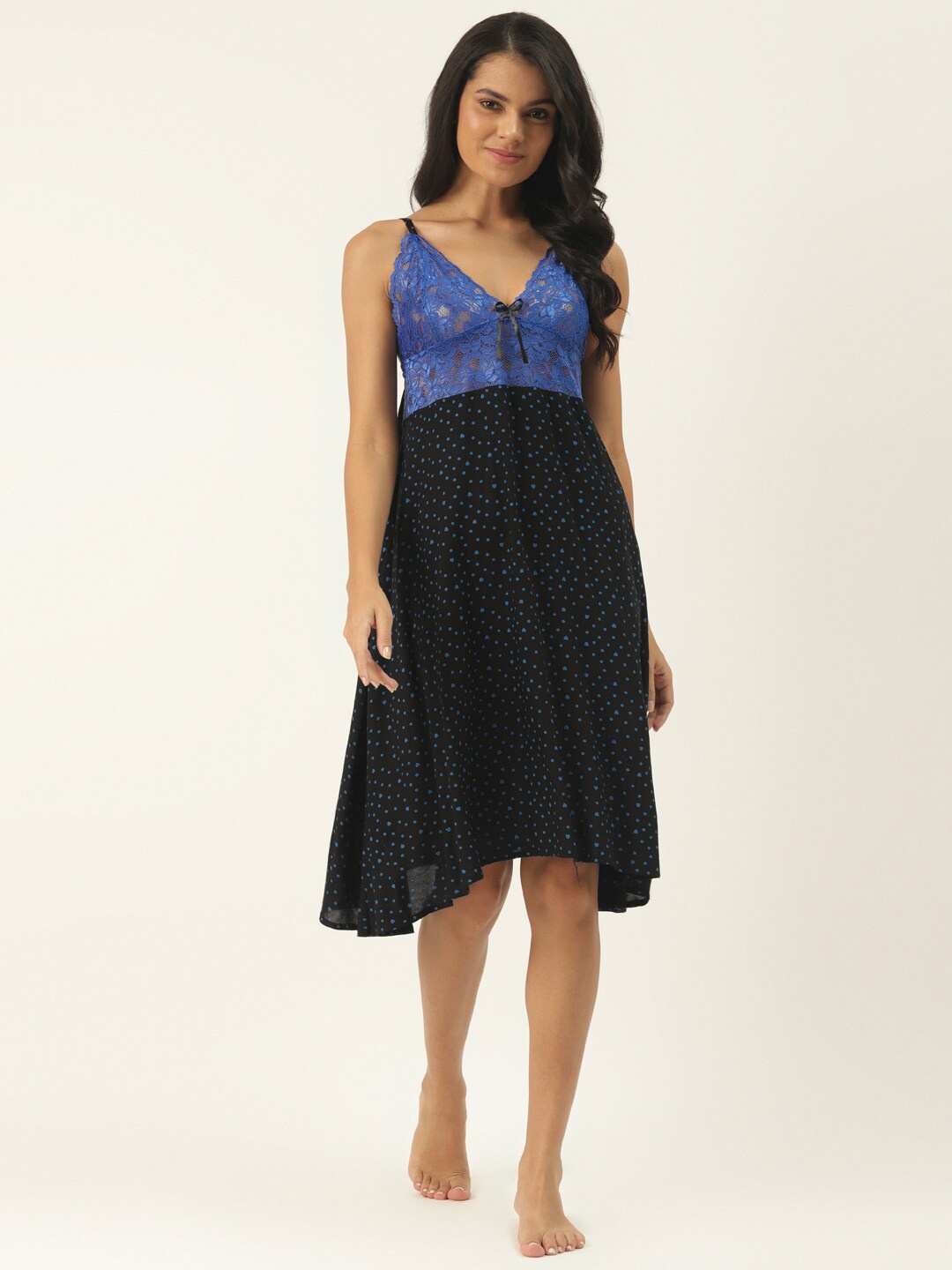 

Ms Lingies Printed Nightdress, Blue