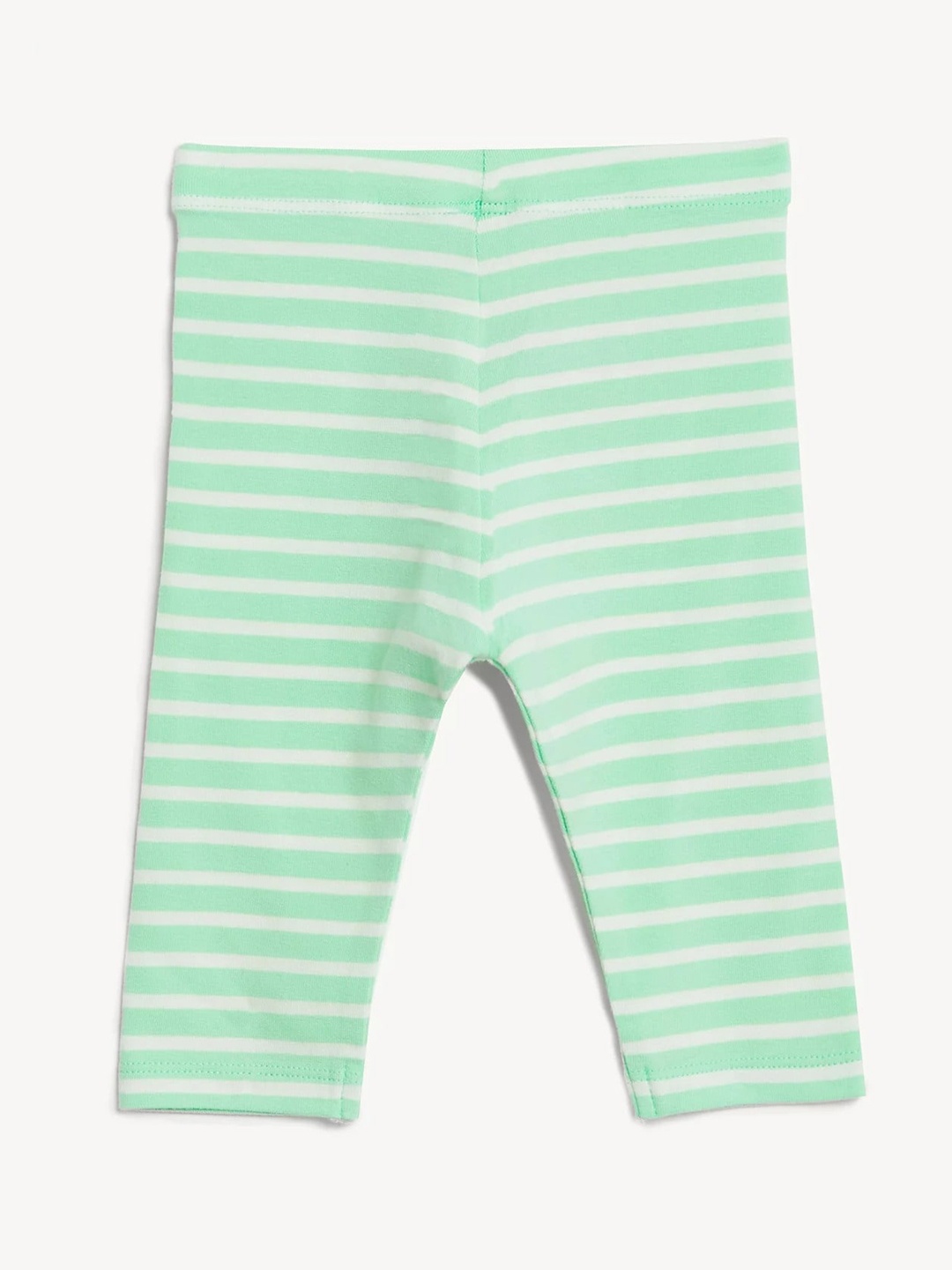 

Marks & Spencer Infants Striped Ankle Length Leggings, Green