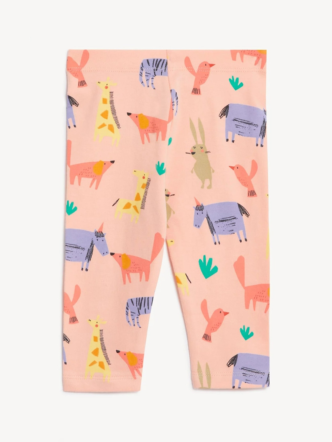 

Marks & Spencer Infants Printed Ankle Length Leggings, Peach