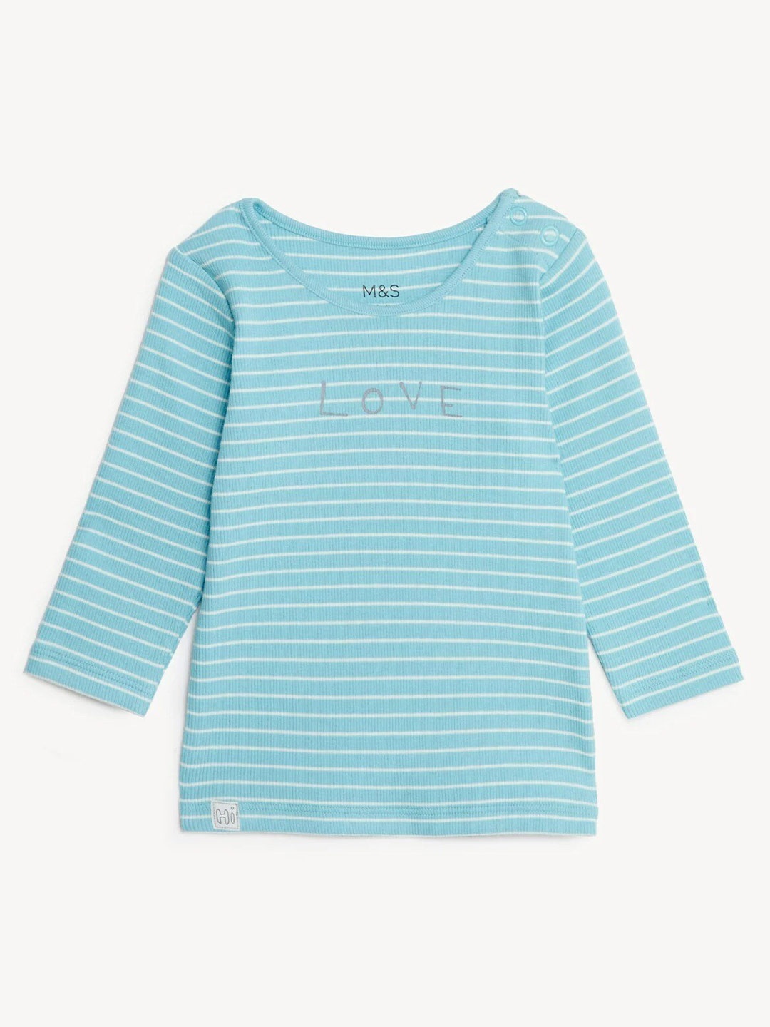 

Marks & Spencer Kids Striped T-shirt, Blue