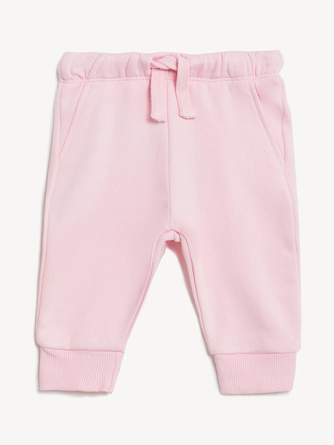 

Marks & Spencer Girls High-Rise Joggers Trousers, Pink