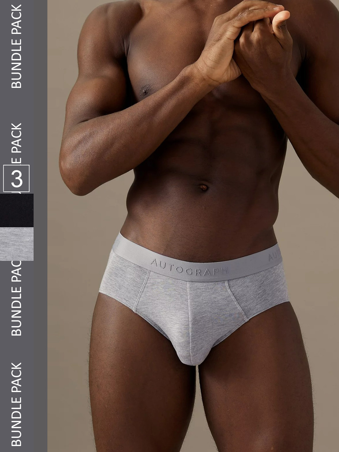 

Marks & Spencer Men Pack Of 3 Basic Briefs, White