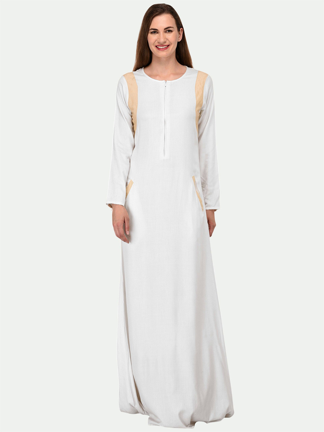

PATRORNA Maxi Cotton Dress, White