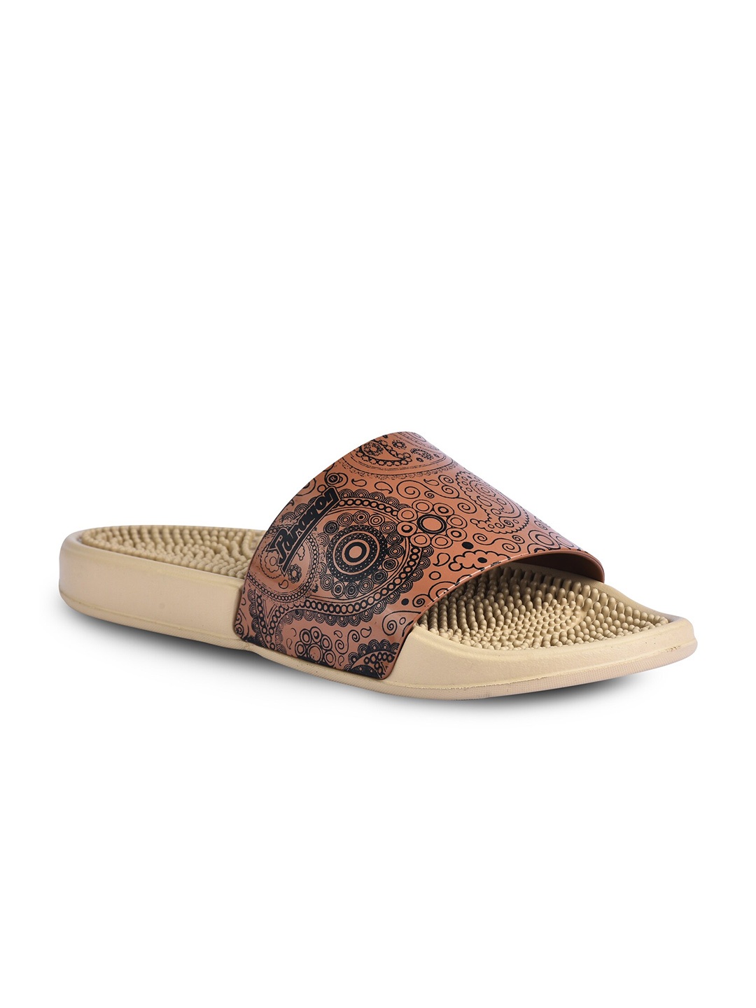 

Paragon Women Printed Sliders, Beige