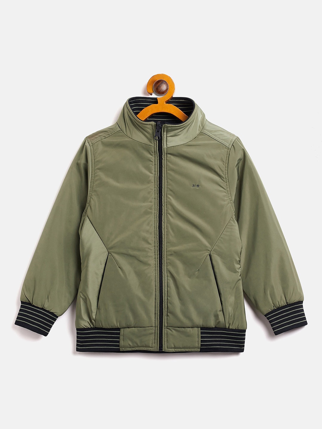

Okane Girls Reversible Bomber Jacket, Olive
