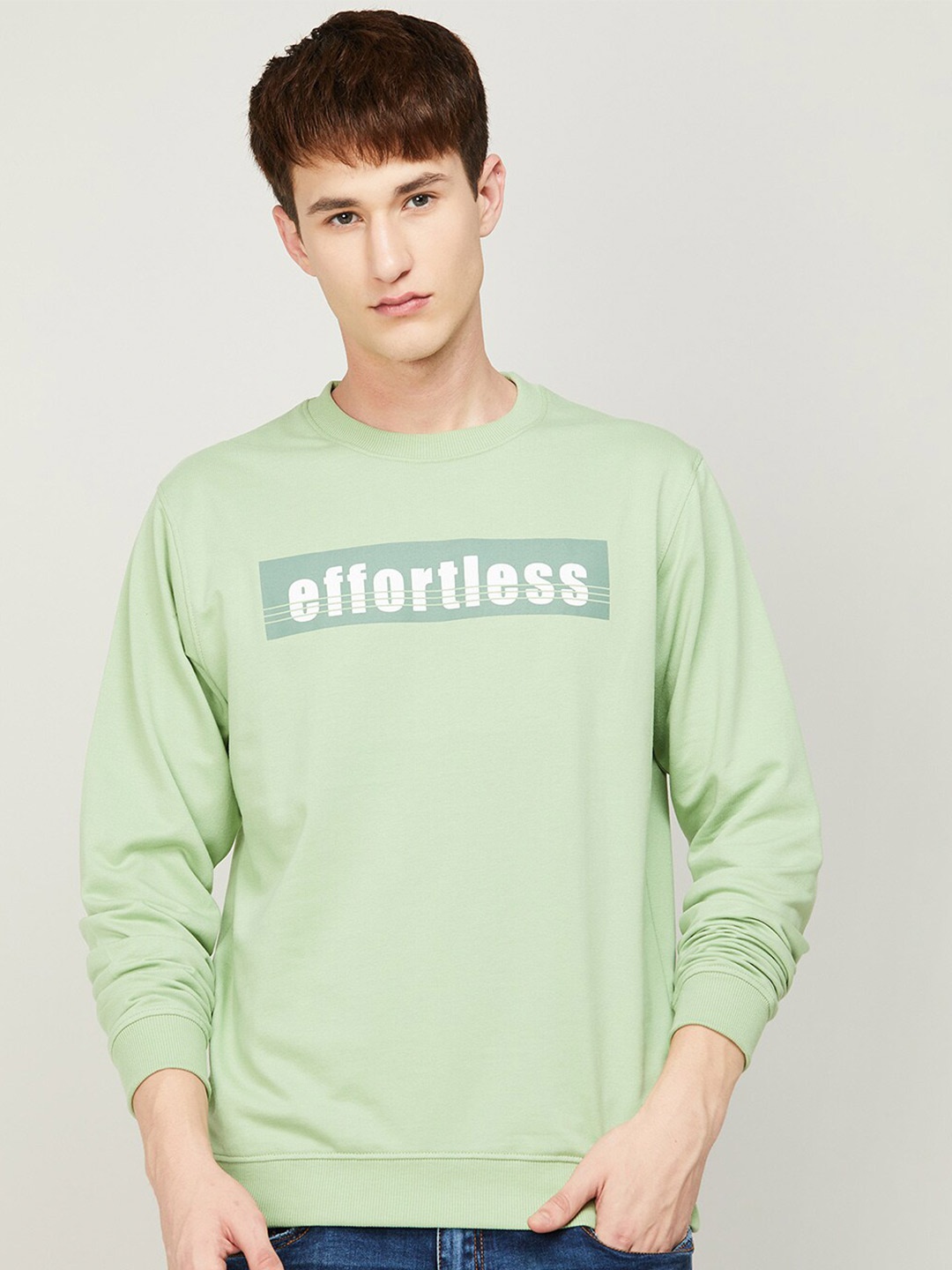 

Fame Forever by Lifestyle Men Printed Sweatshirt, Green