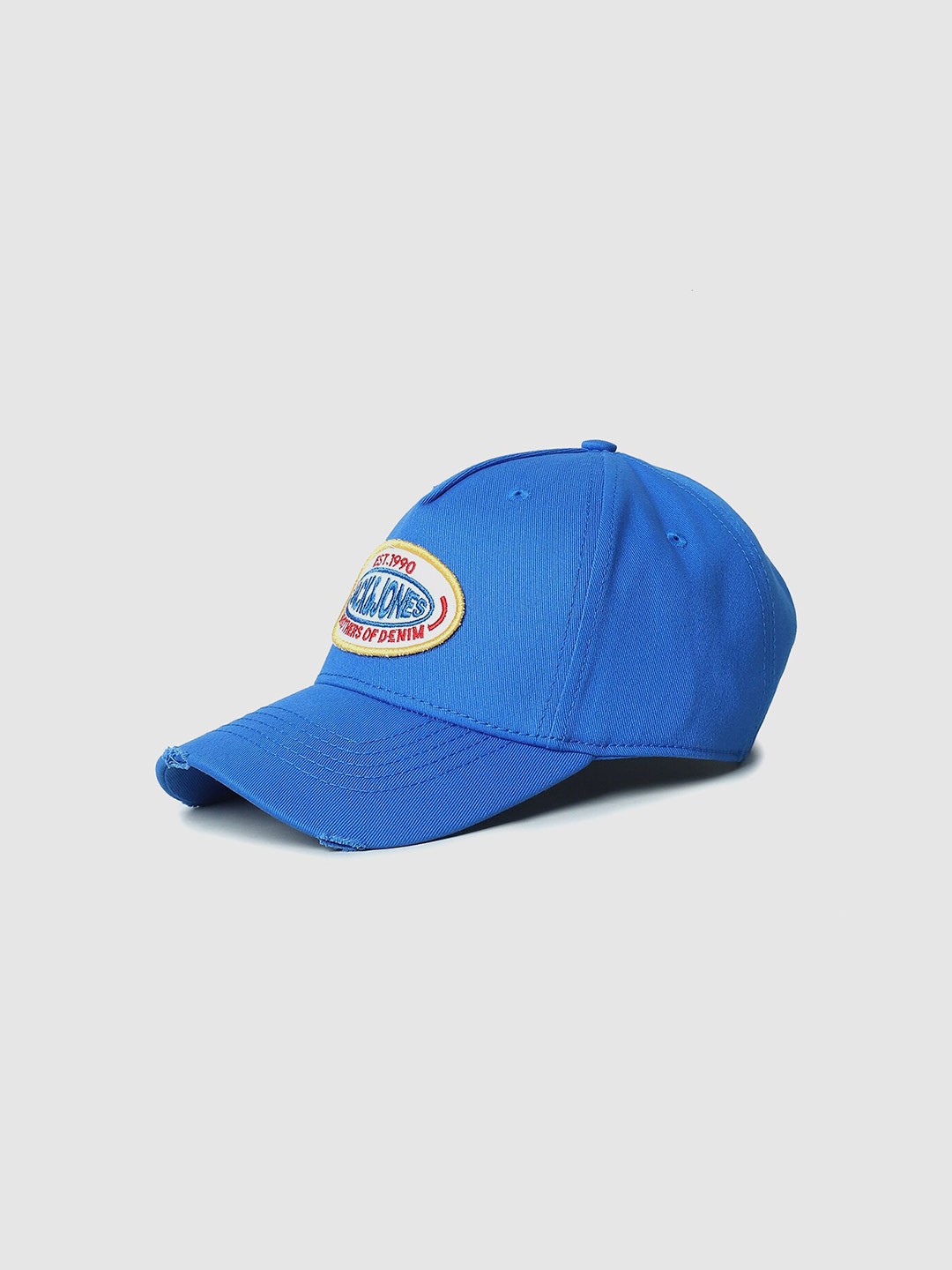 

Jack & Jones Men Cotton Embroidered Baseball Cap, Blue