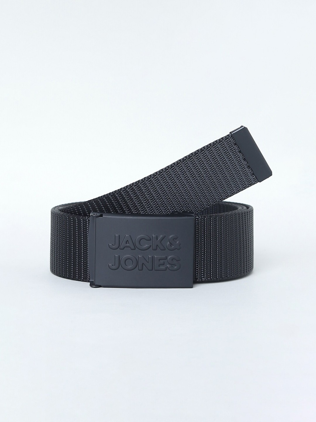 

Jack & Jones Men Textured Belt, Black