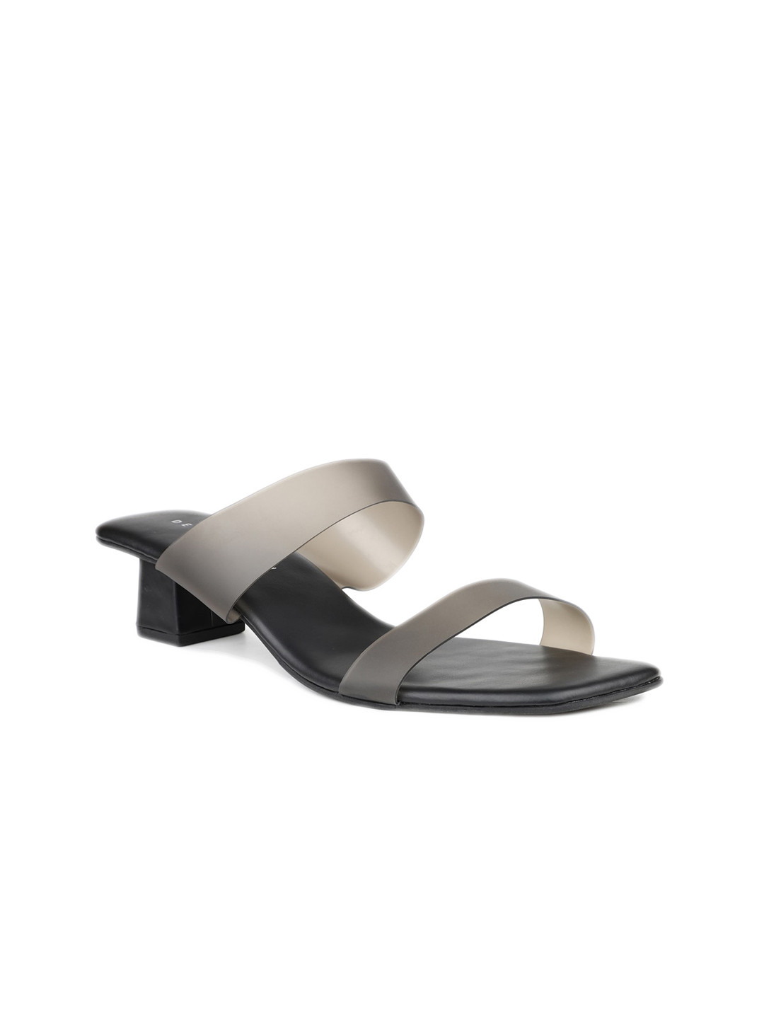 

DESIGN CREW Women Solid Block Heels, Black