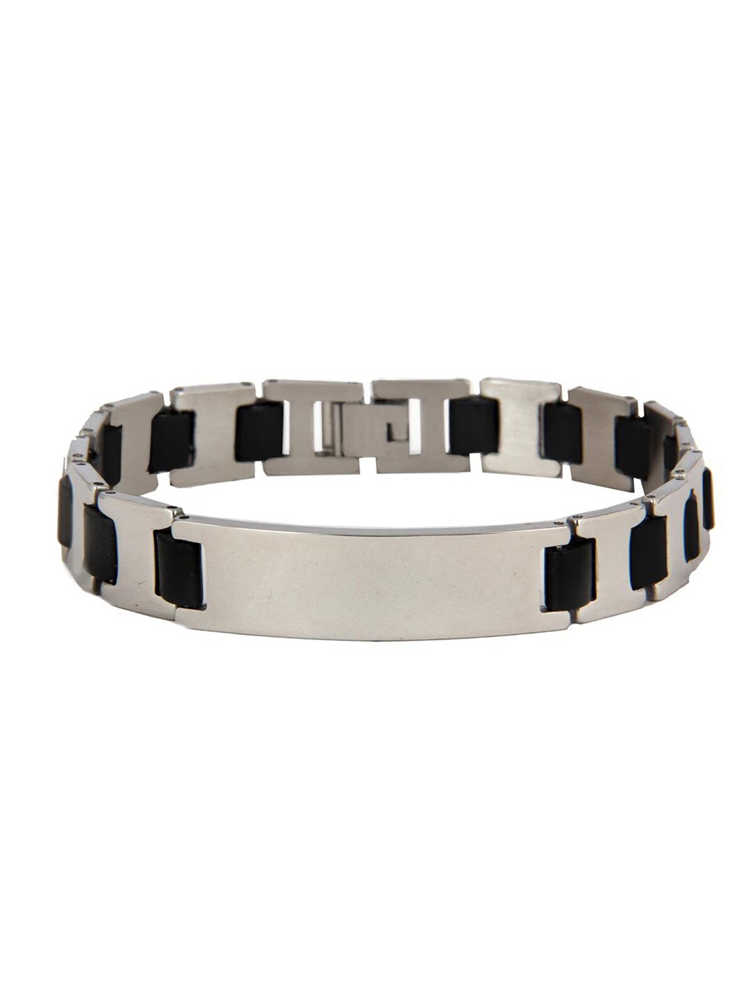 

ZIVOM Men Silver-Plated Link Bracelet