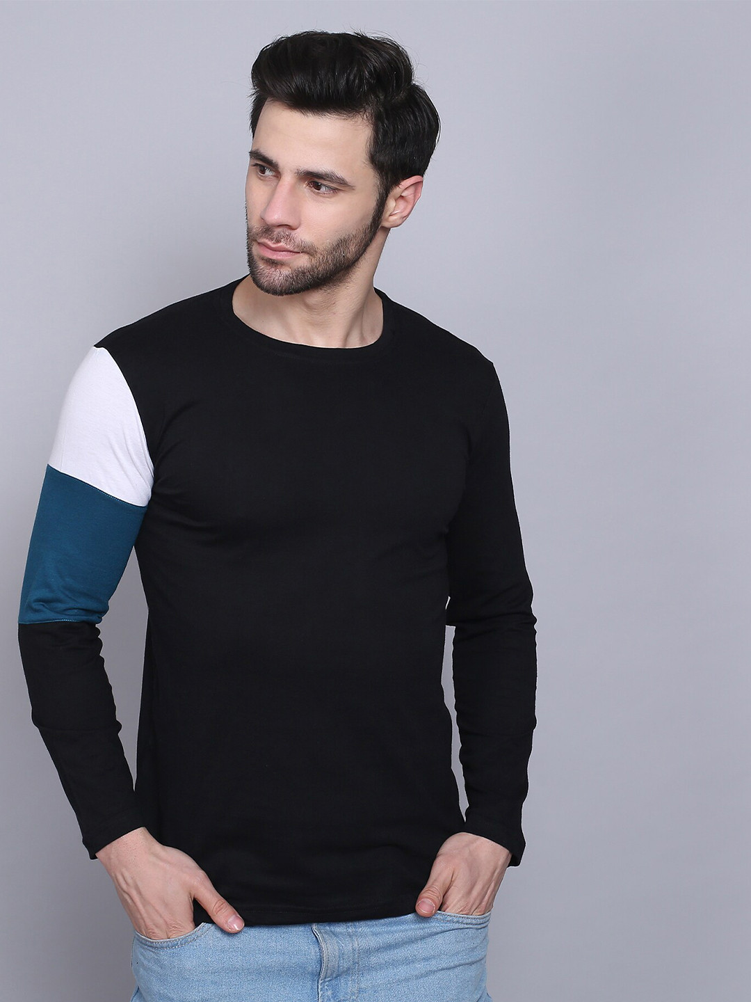 

THE EG STORE Men Cotton T-shirt, Black