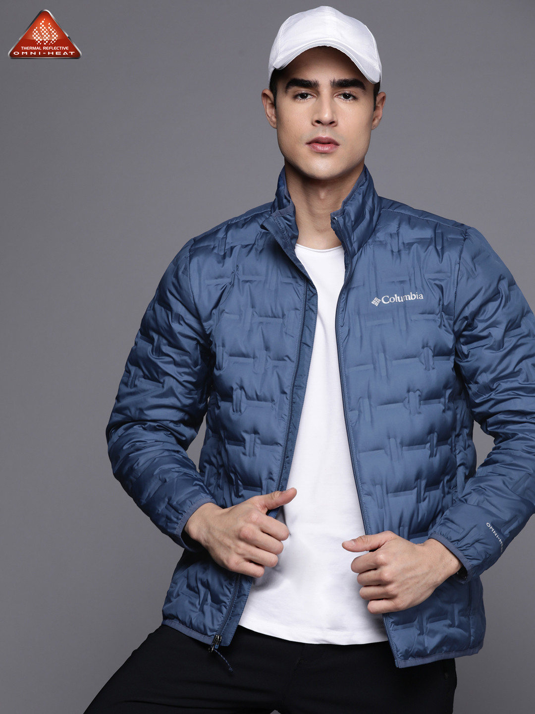 

Columbia Men Brand Logo Insulator Outdoor Padded Jacket, Blue