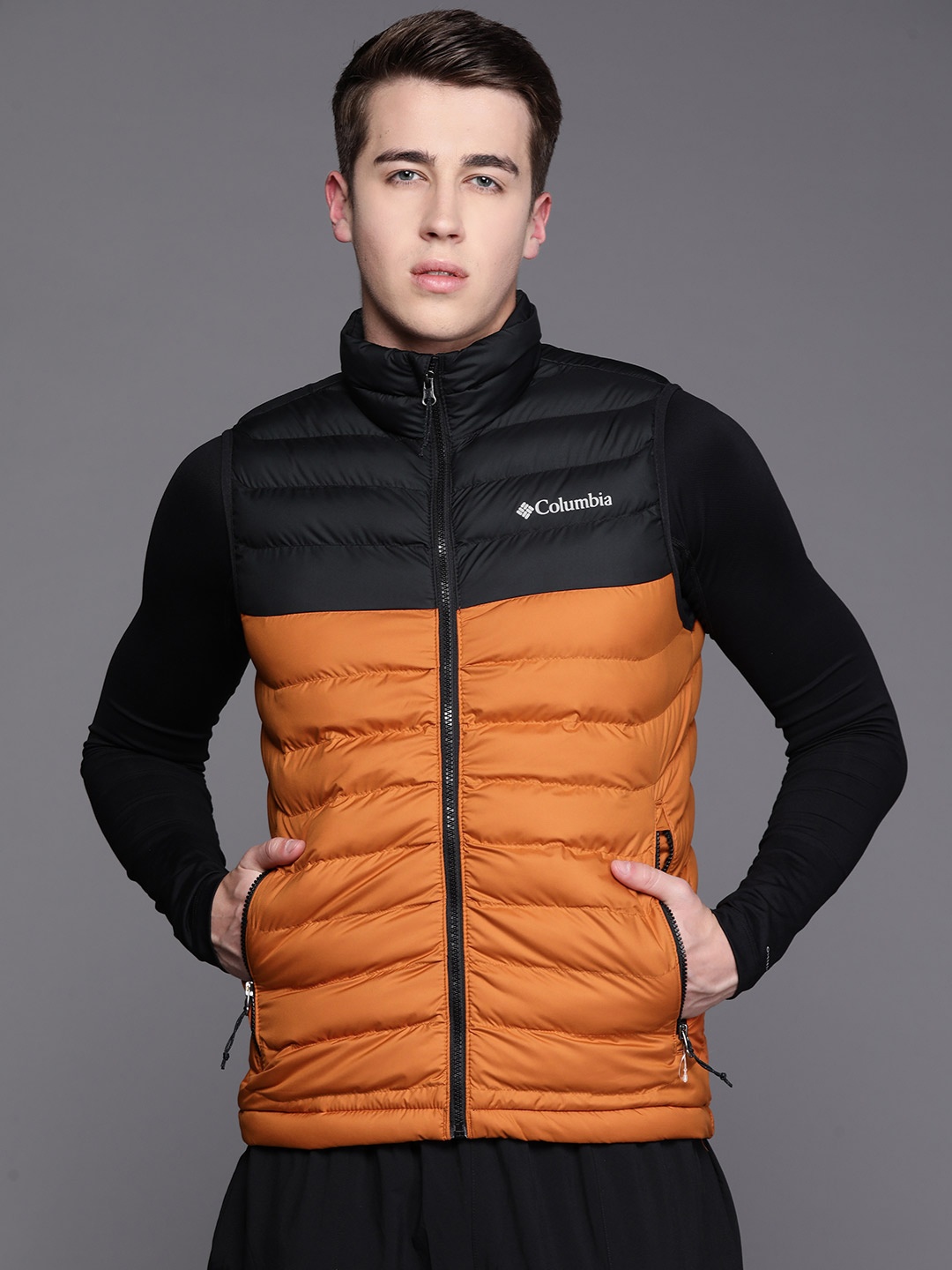 

Columbia Colourblocked Insulator Outdoor Padded Jacket, Orange