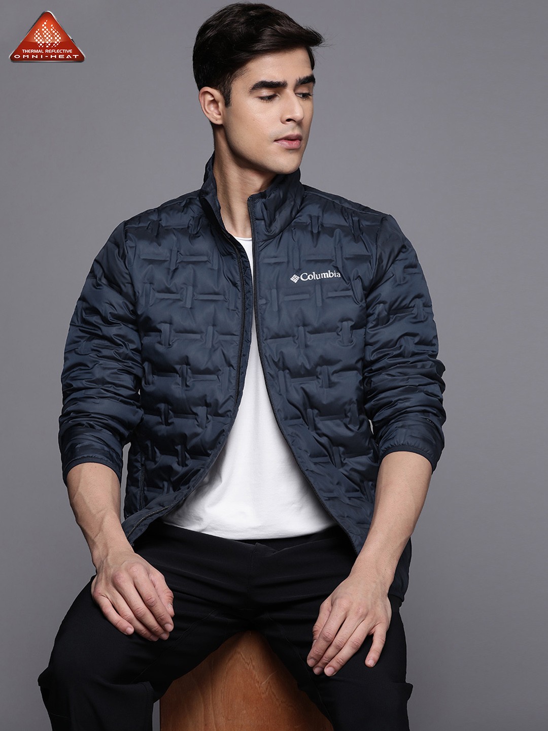 

Columbia Men Brand Logo Insulator Outdoor Padded Jacket, Blue