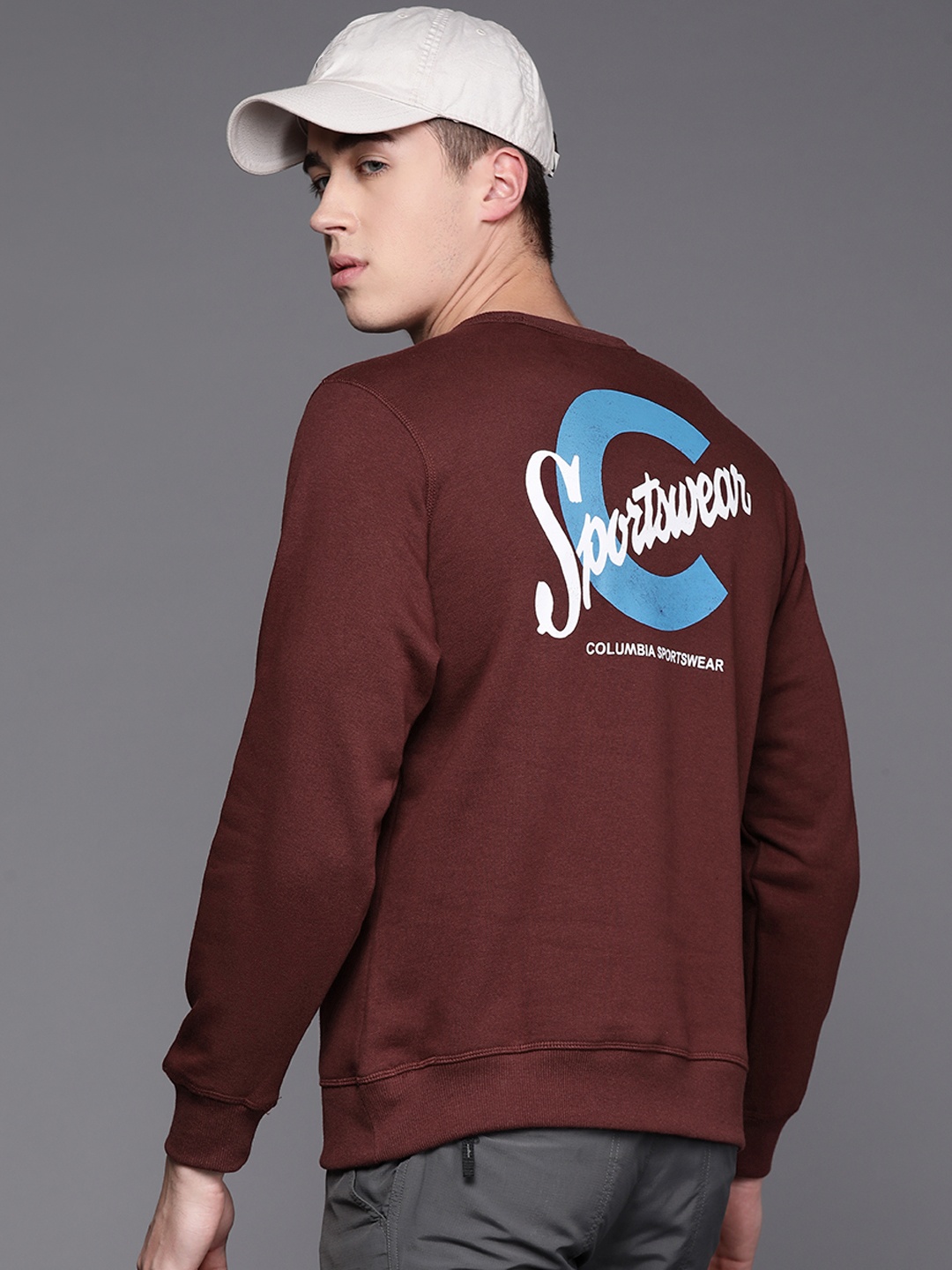 

Columbia Printed Sweatshirt, Maroon