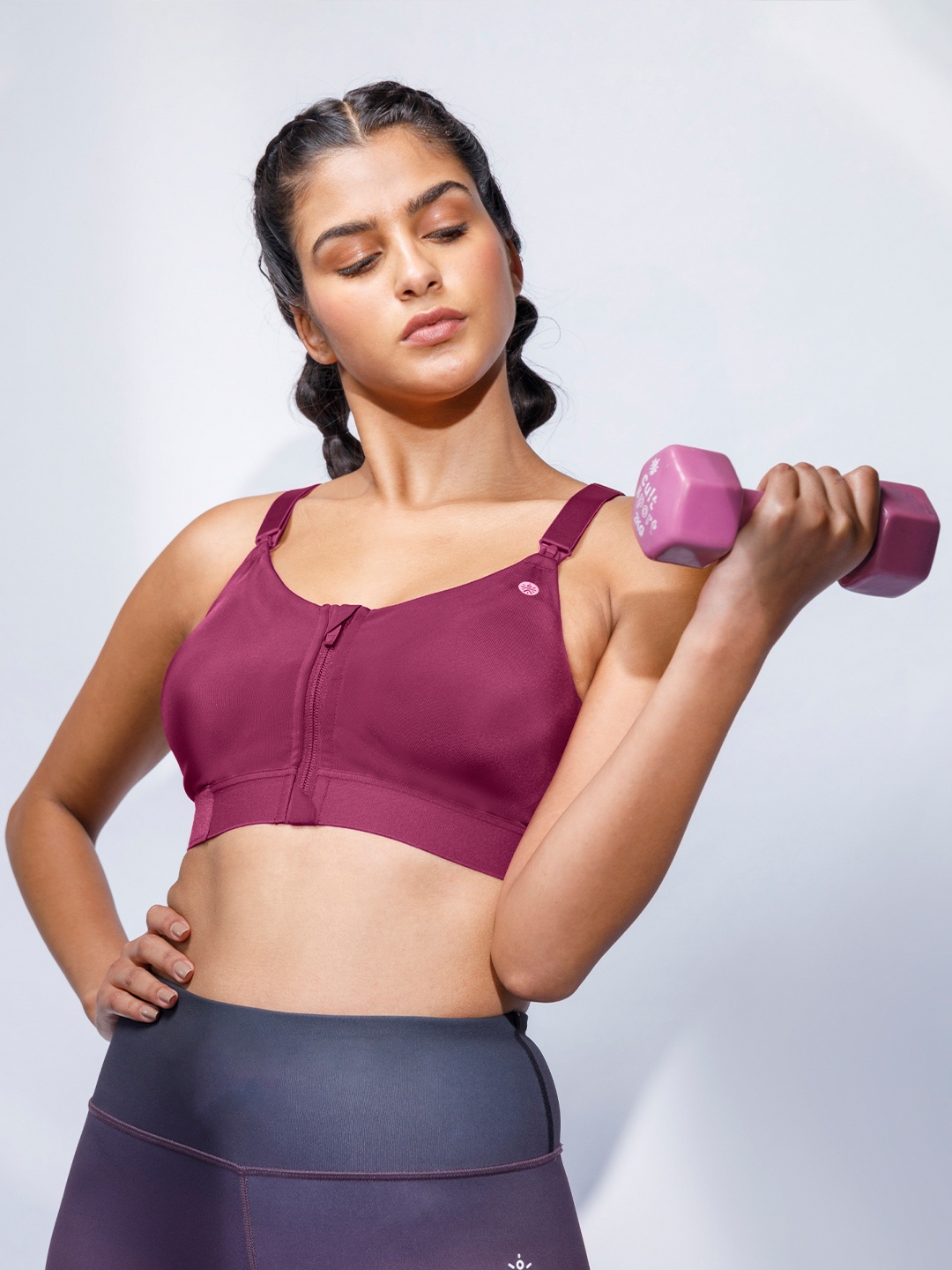 

CULT Do It All Sports Bra with Underband 700186, Maroon