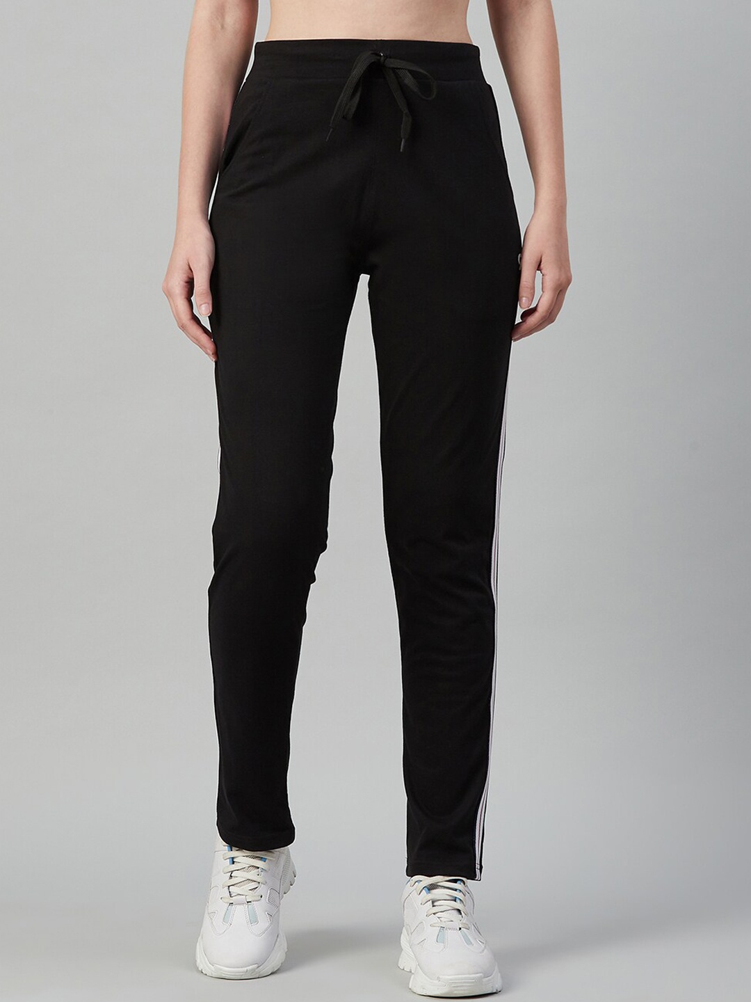 

C9 AIRWEAR Women Ankle-Length Rapid Dry Track Pants, Black