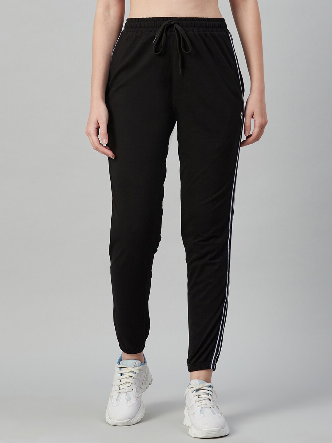 

C9 AIRWEAR Women Side Contrast Tape Rapid Dry Joggers, Black