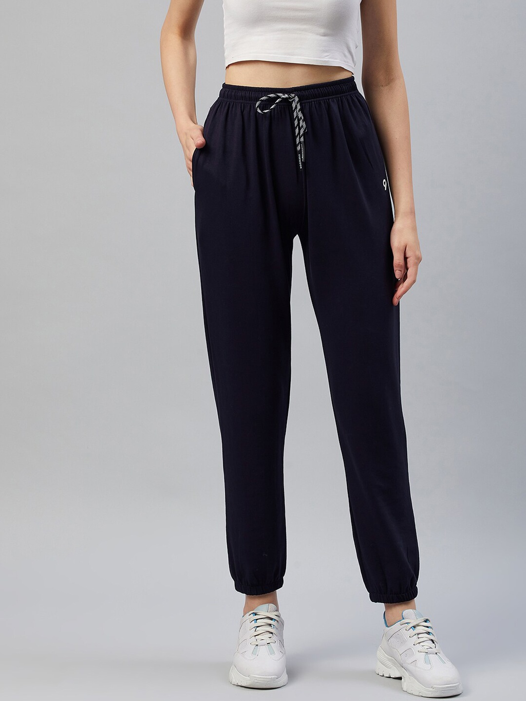

C9 AIRWEAR Women Rapid Dry Relaxed-Fit Rapid Dry Track Pants, Navy blue