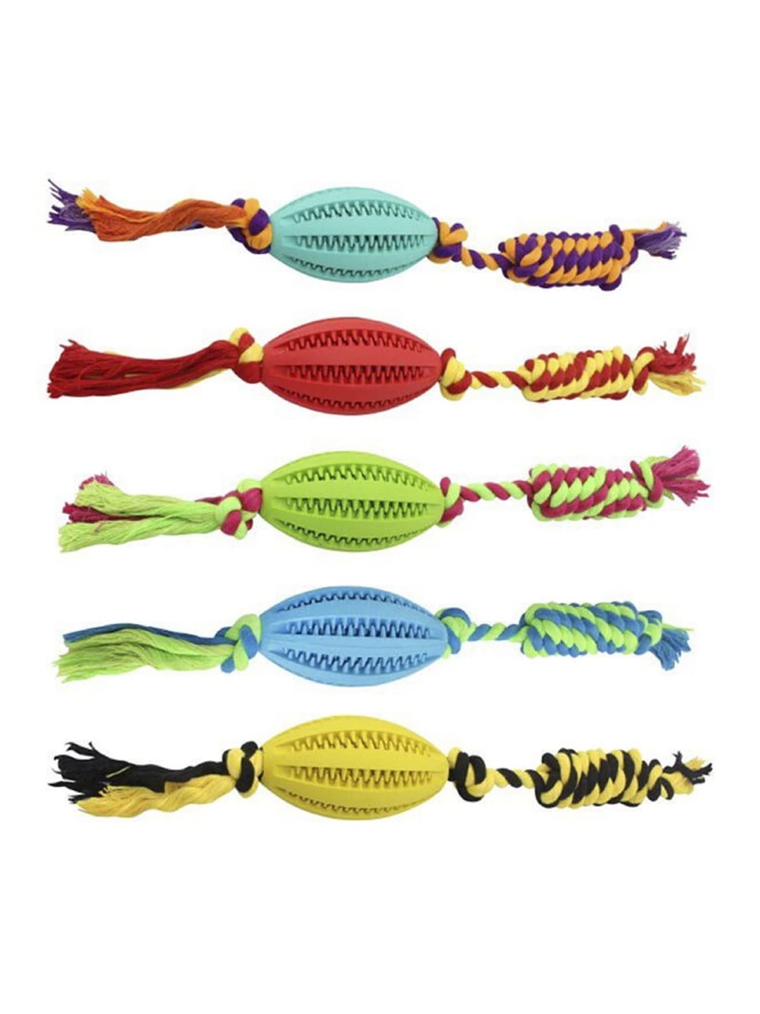 

Emily pets Rope Toy With Treat Dispenser Ball Pet Toys, Blue