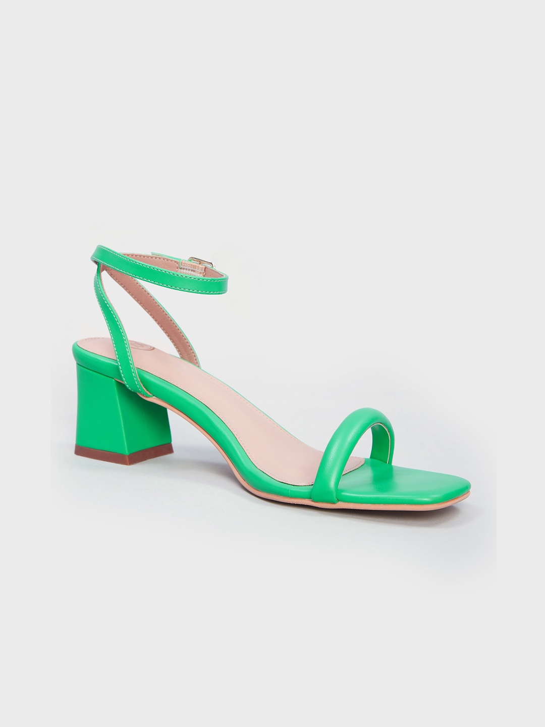 

20Dresses Women Solid Block Heels, Green