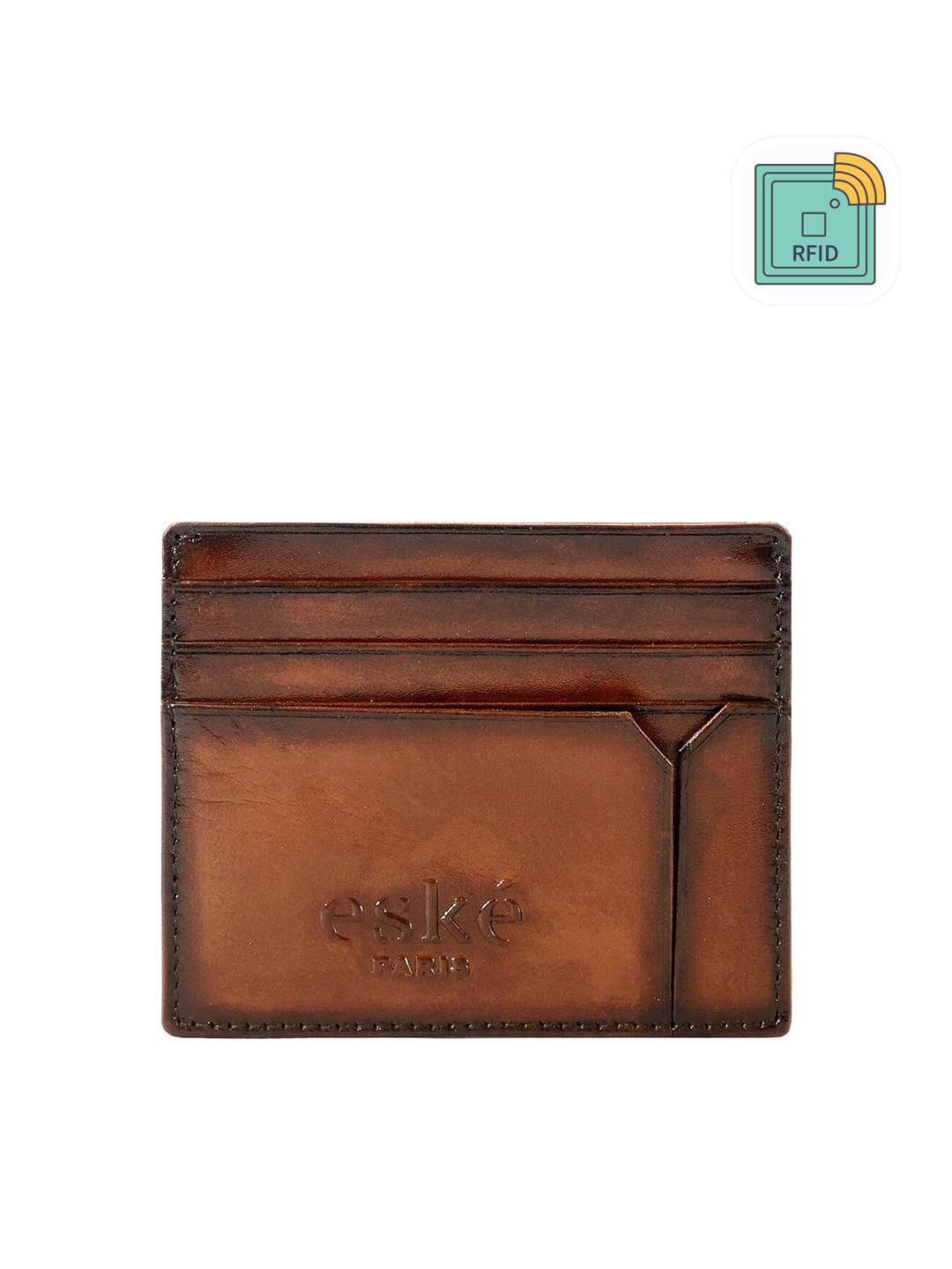 

Eske Men Leather Card Holder, Tan