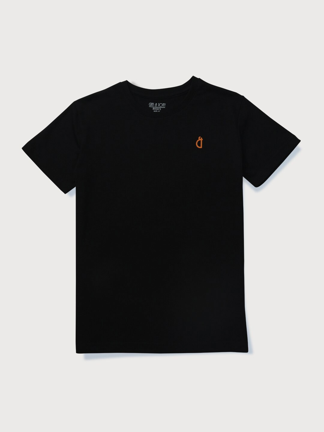 

Gini and Jony Cotton Black T-shirt