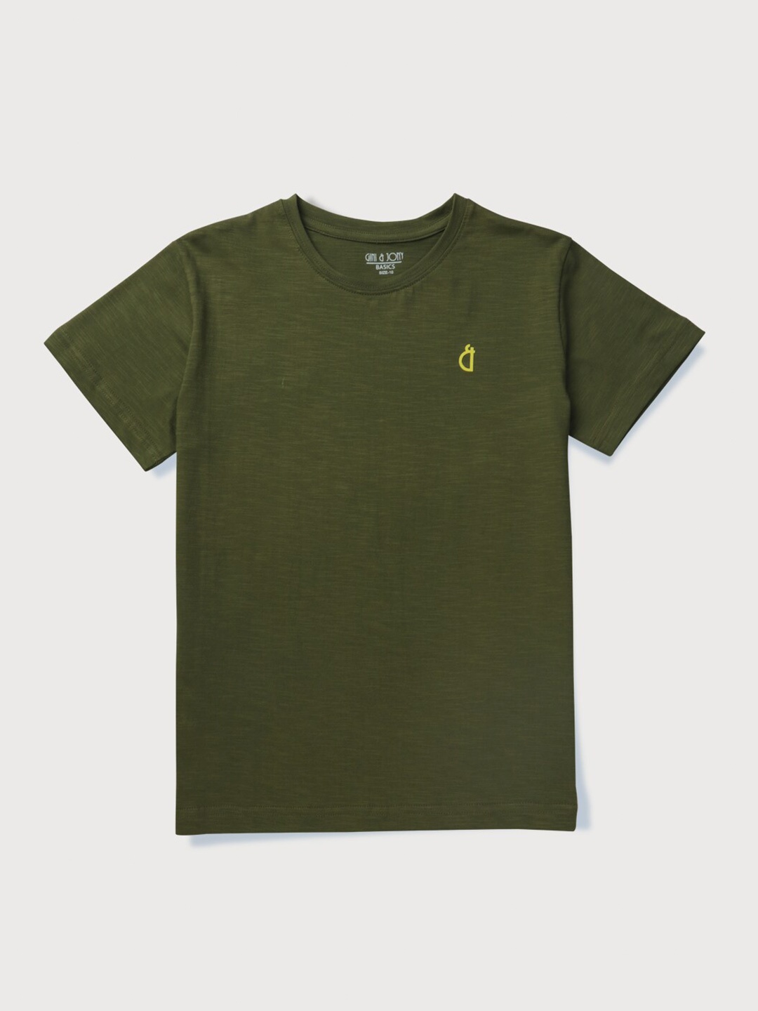 

Gini and Jony Boys Cotton T-shirt, Green