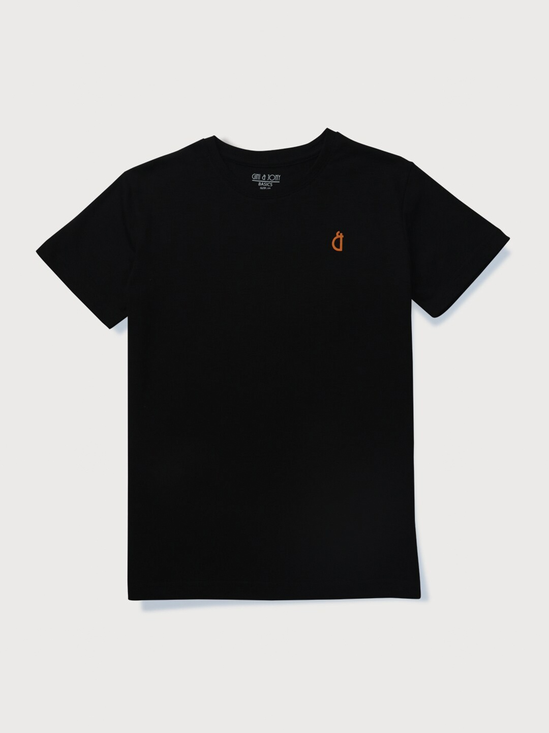 

Gini and Jony Boys Cotton T-shirt, Black