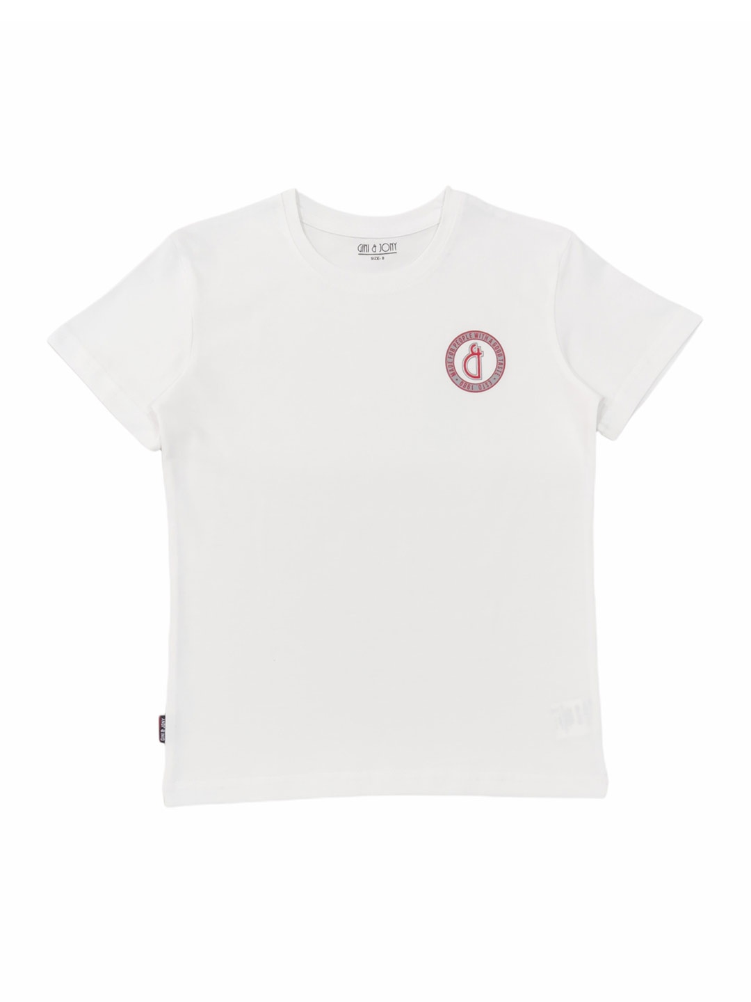 

Gini and Jony White Cotton T-shirt