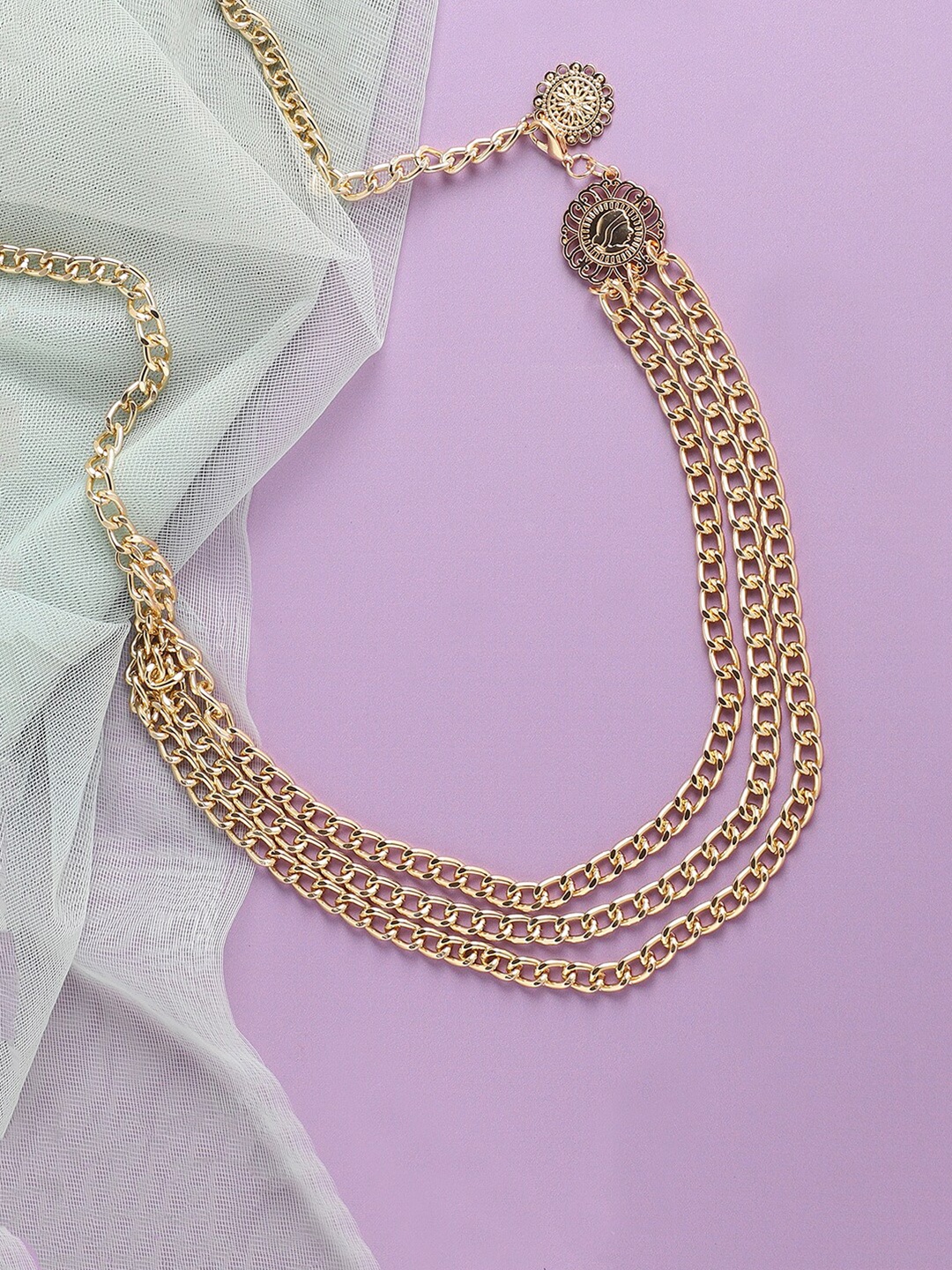 

SOHI Gold-Plated Body Chain