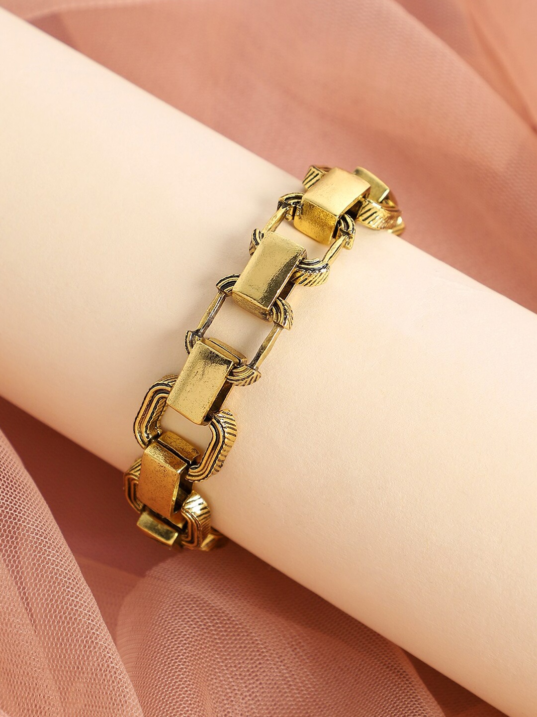 

SOHI Women Link Bracelet, Gold