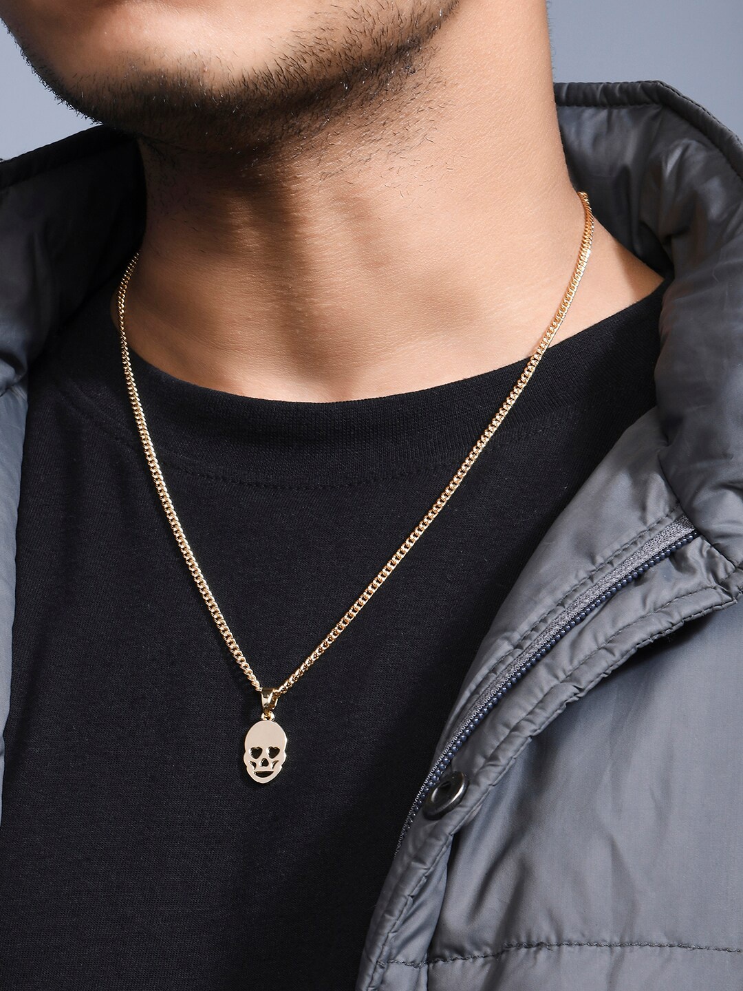 

The Bro Code Men Gold-Toned Gold-Plated Necklace