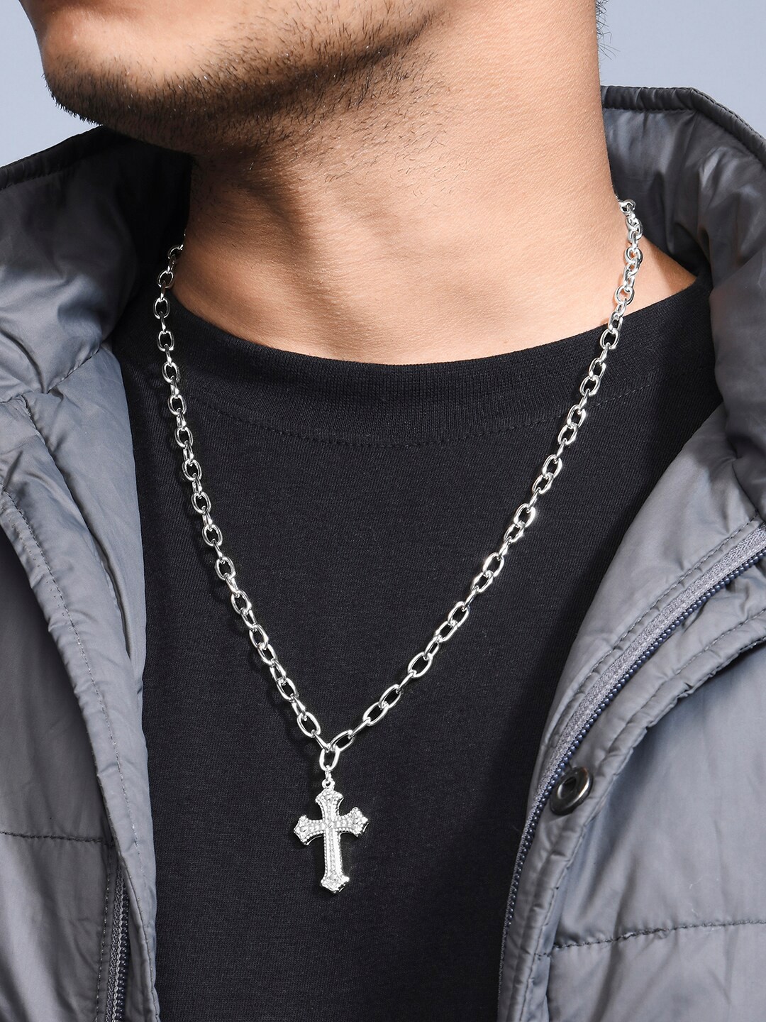 

The Bro Code Men Silver-Plated Chain