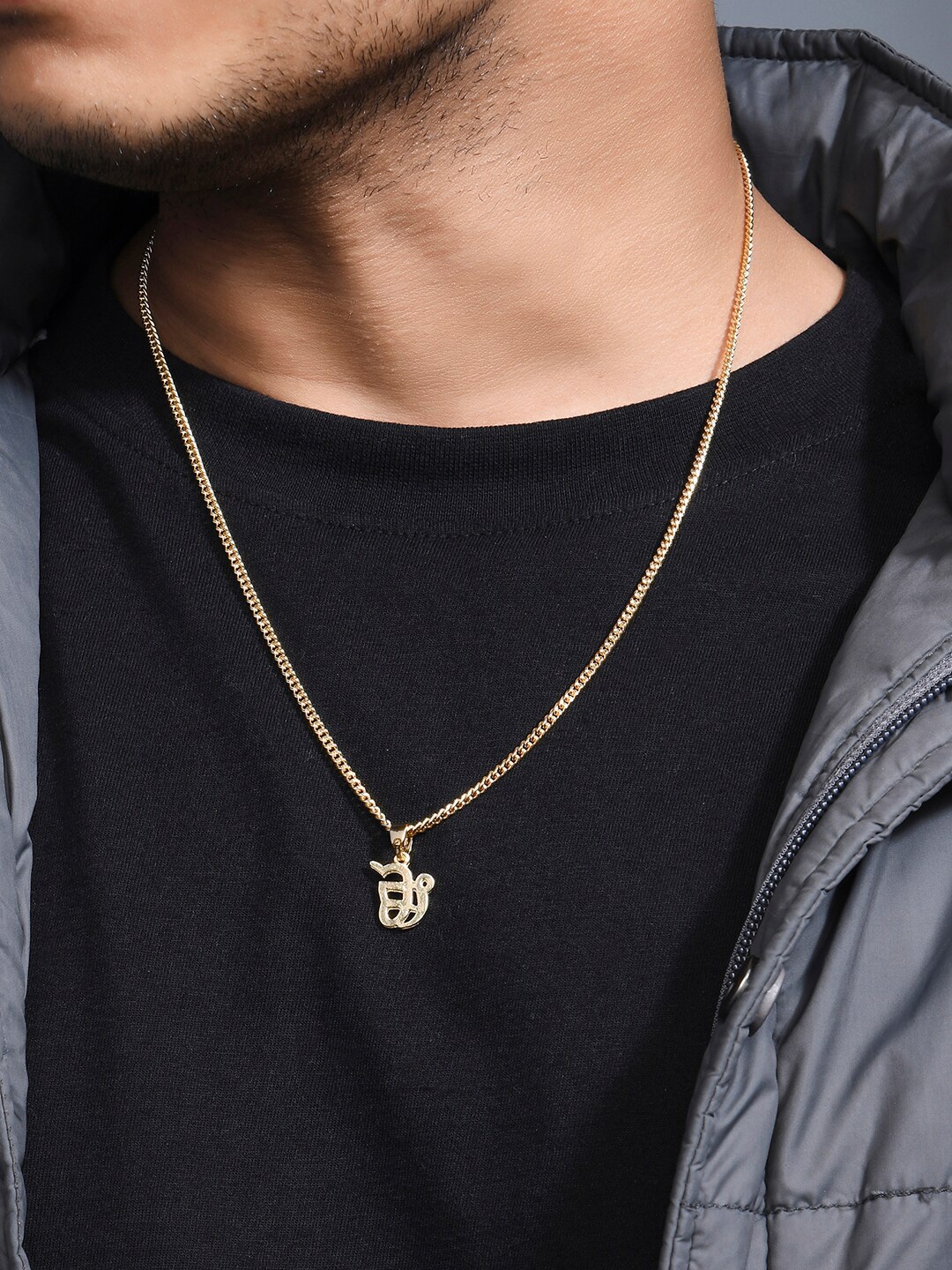 

The Bro Code Men Gold-Plated Necklace