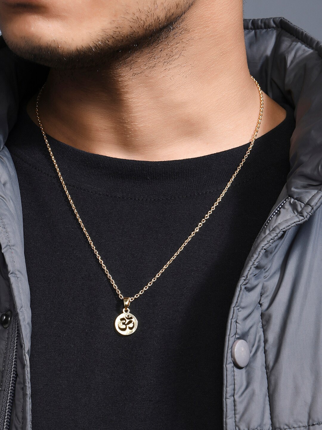 

The Bro Code Men Gold-Toned Gold-Plated Necklace