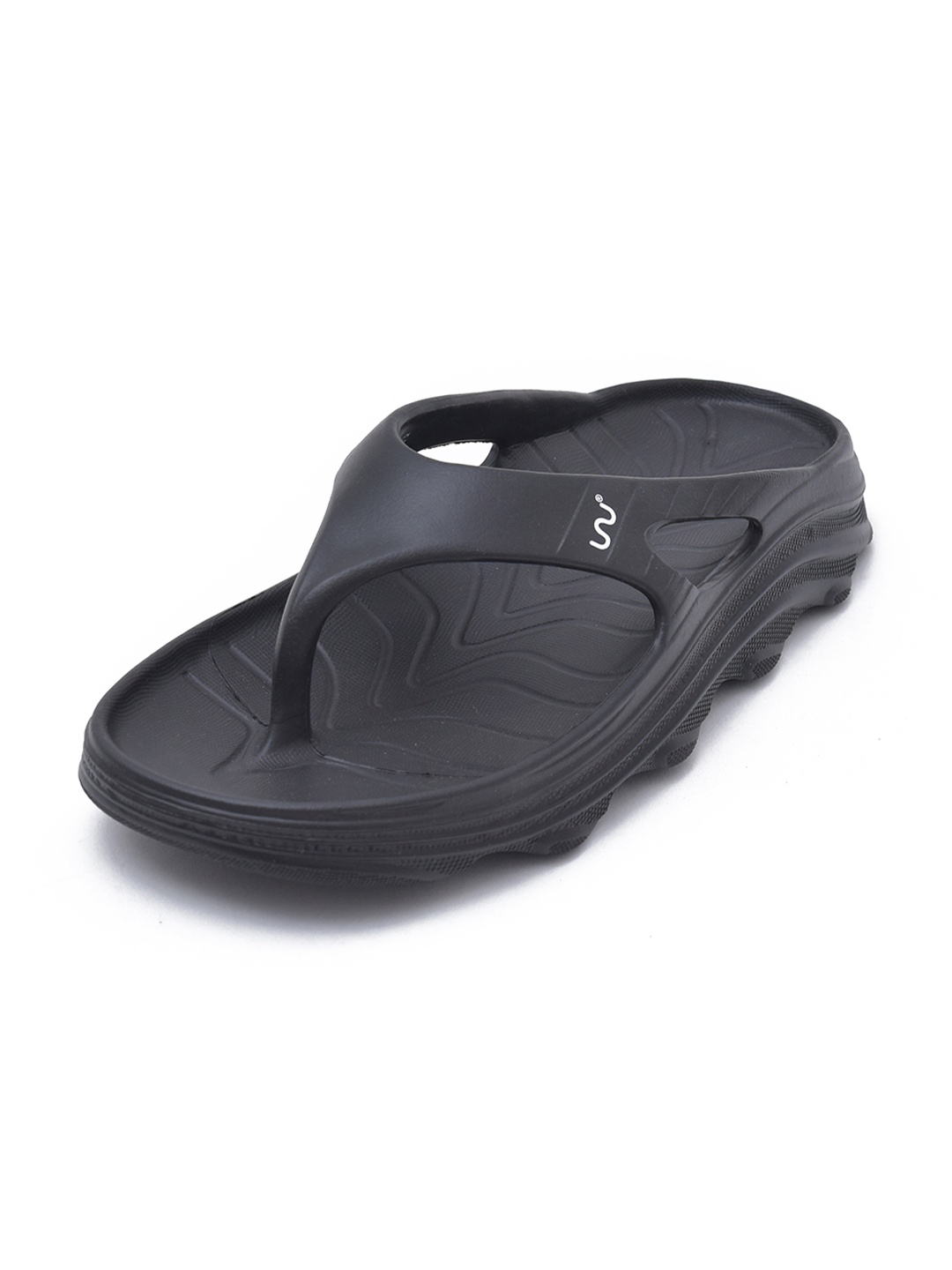 

Doubleu Men Black EVA Thong Flip-Flops