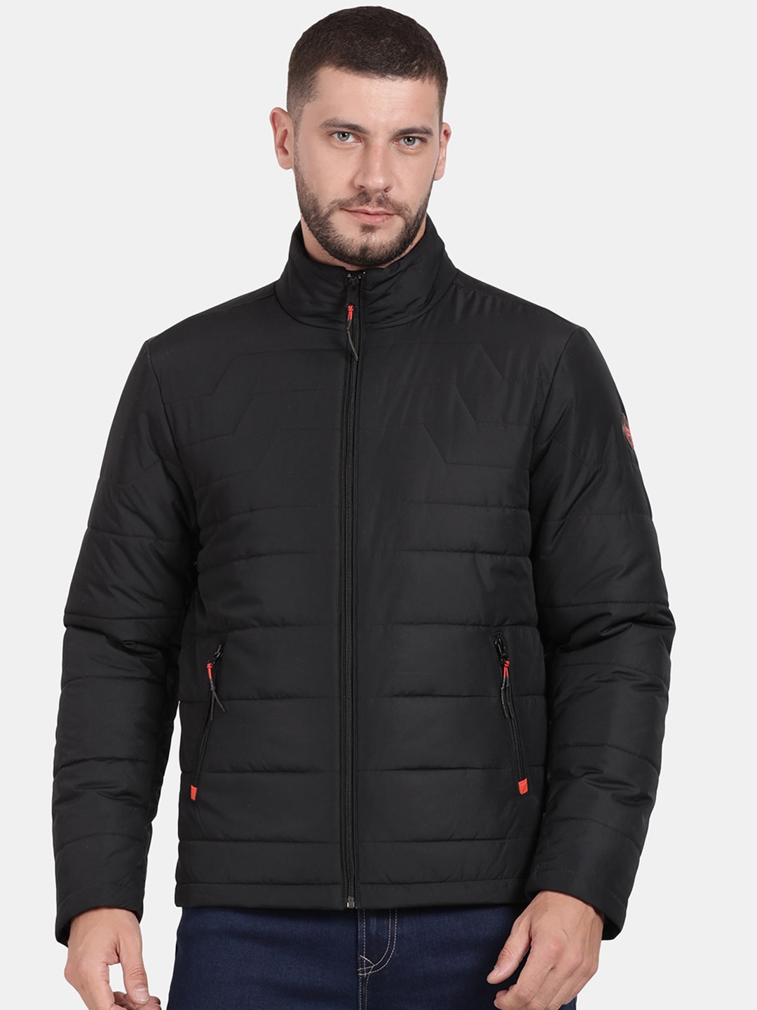 

t-base Men Windcheater Padded Jacket, Black