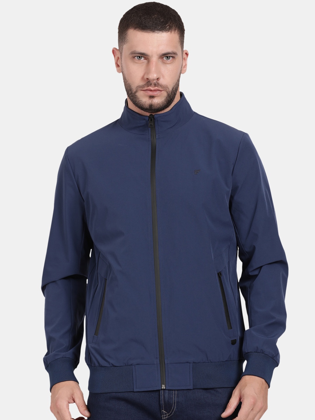 

t-base Men Windcheater Sporty Jacket, Blue