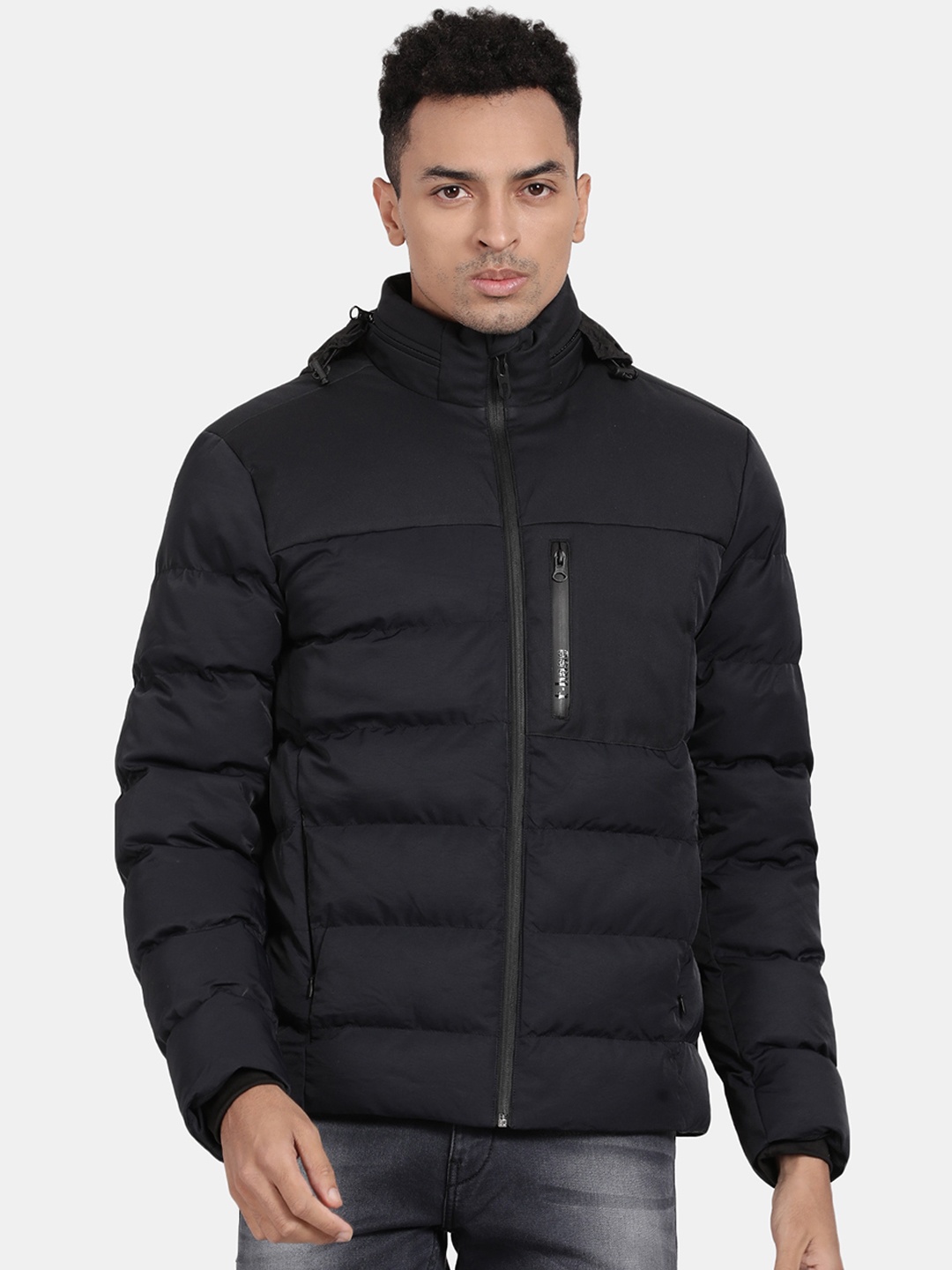 

t-base Men Windcheater Puffer Jacket, Navy blue