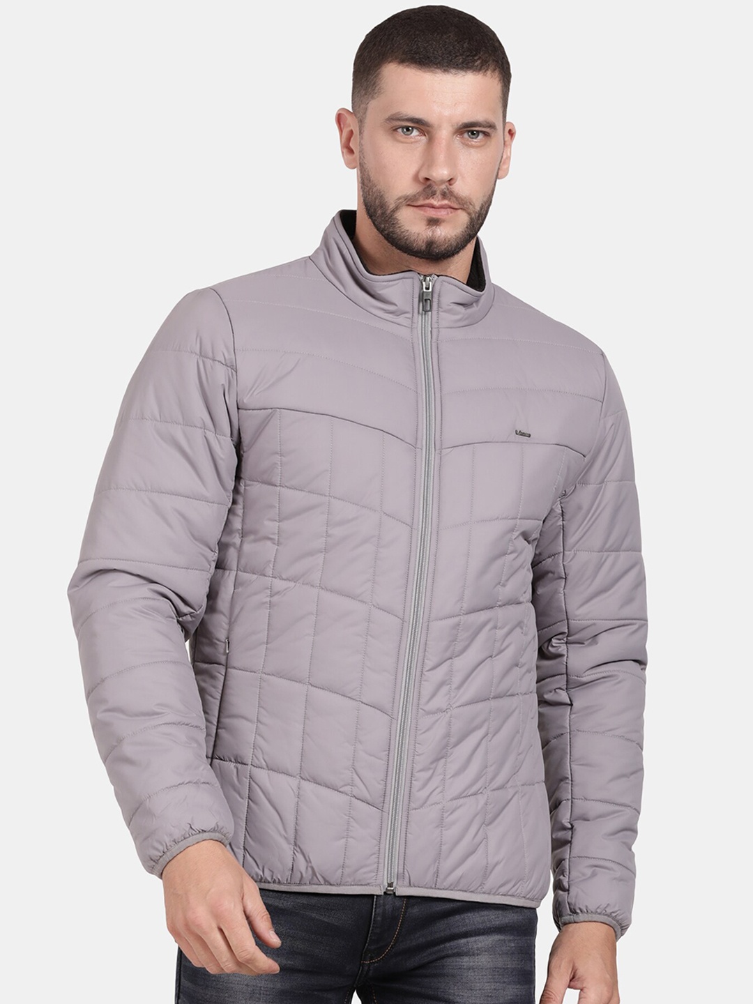 

t-base Men Windcheater Padded Jacket, Grey