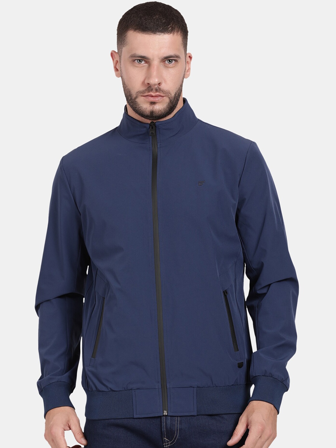 

t-base Men Windcheater Sporty Jacket, Blue