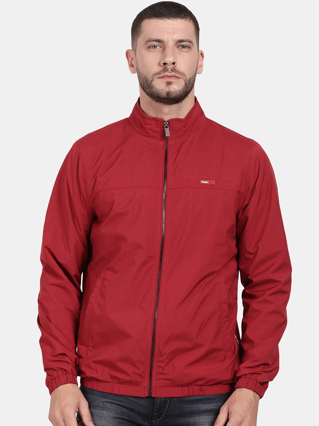 

t-base Men Windcheater Sporty Jacket, Red