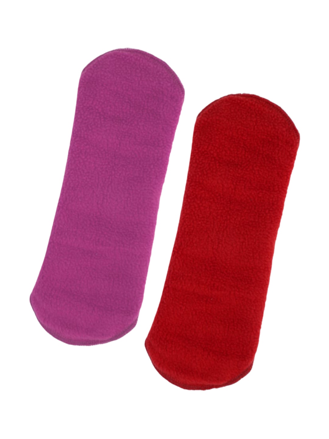 

CareDone Set of 2 Ultra Thin 4-Layered Rash Free Reusable Sanitary Cloth Pads - XL, Red